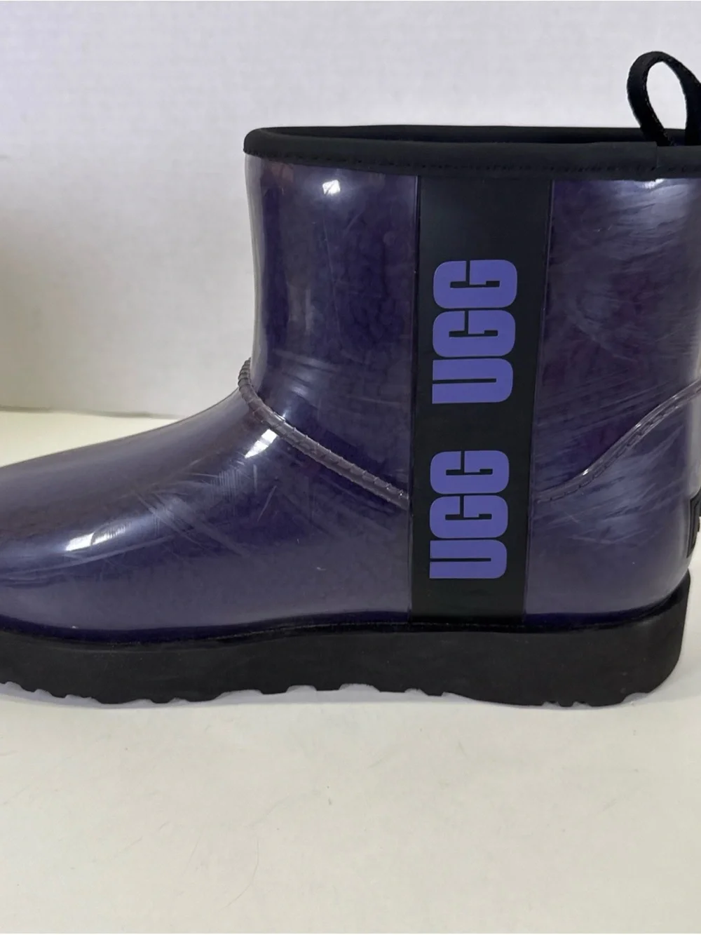 UGG Classic Purple Violet Clear Mini Boots 1113190 Women's Size 7 Waterproof